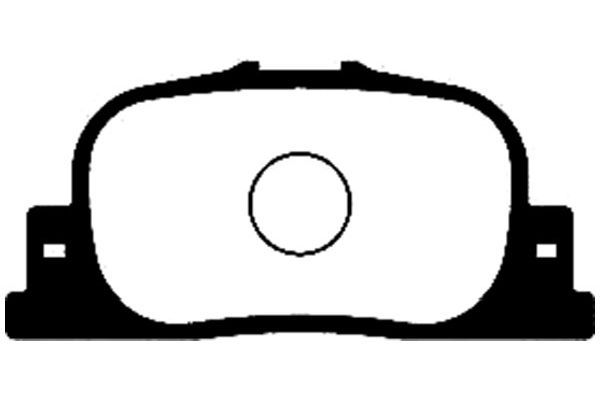 KAVO PARTS Комплект тормозных колодок, дисковый тормоз BP-9070